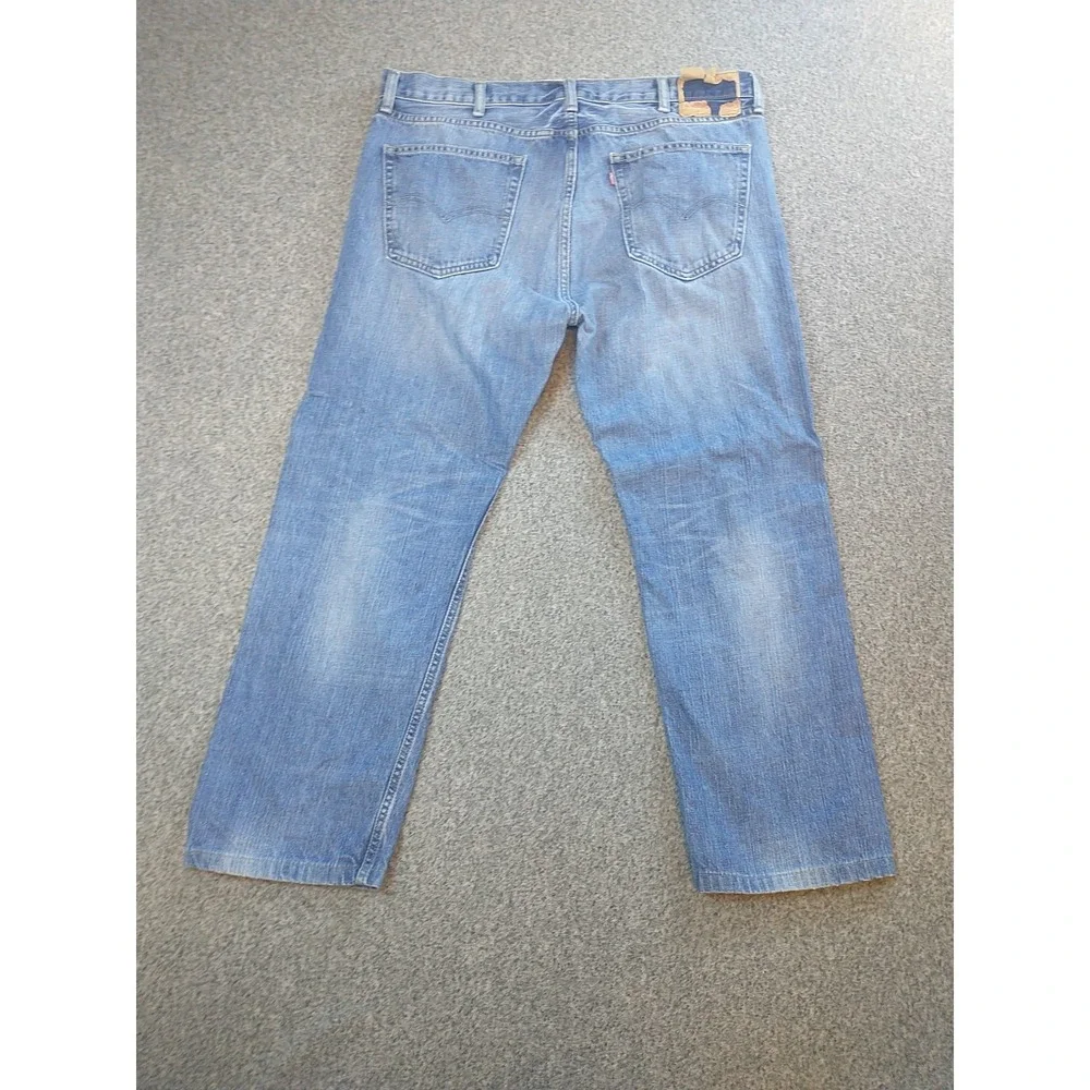 Levis 550 Relaxed Fit Jeans Mens 38x27 Blue Medium Wash Tapered Leg Denim Pants